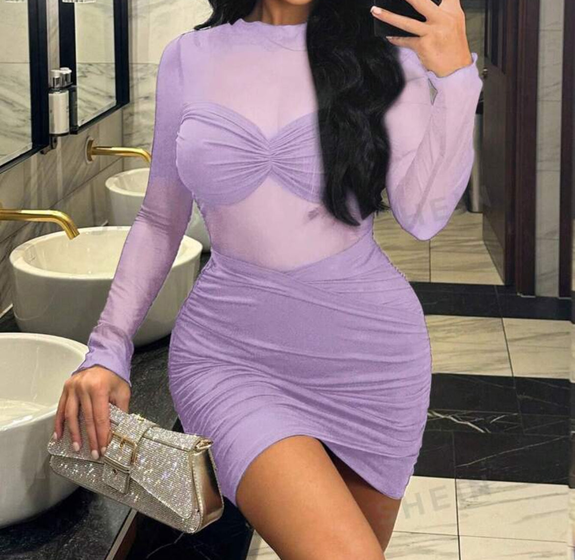 Purple dress