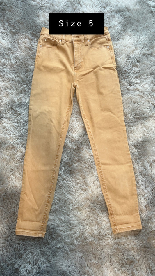 Tan jeans